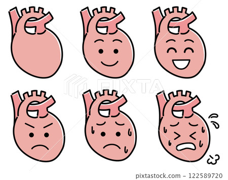 Illustration of the heart 122589720