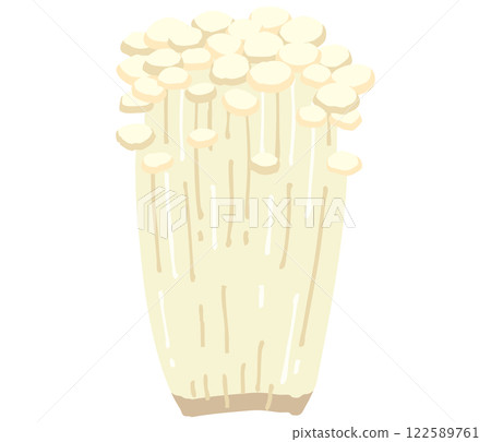 金針菇的插圖 122589761