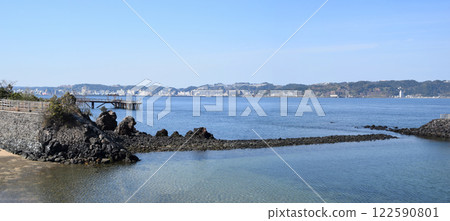 View from Rainbow Beach - Kagoshima city View from Rainbow Beach - Kagoshima city 122590801