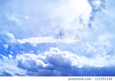 Blue sky and cloud image Blue sky and cloud image 122591108