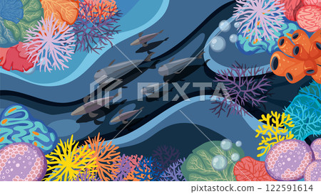 Underwater Biodiversity and Marine Life 122591614