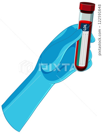 Medical Blood Test Illustration Medical Blood Test Illustration 122591648