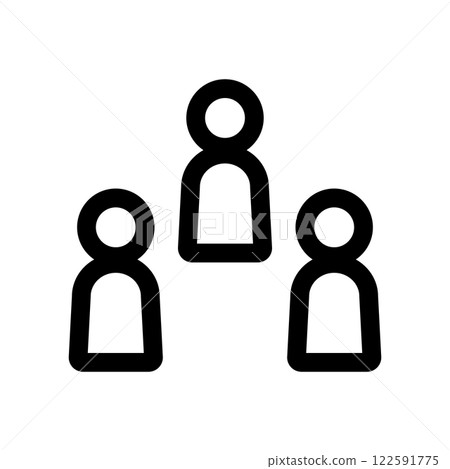 Icon illustration of three people 122591775