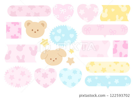 bunny, rabbit, vector 122593702