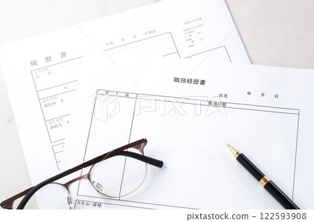 Create a resume and a curriculum vitae, which are essential documents for job hunting. 122593908