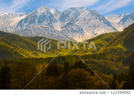 Natural scenery of Hakuba village 122594092