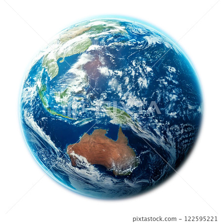 Beautiful Earth seen from space (transparent background/cutout) 122595221