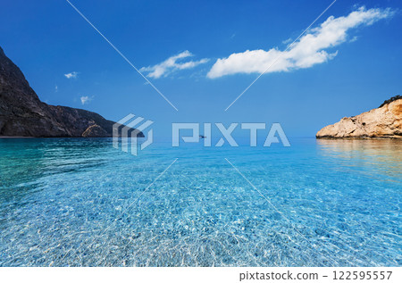 Porto Katsiki beach on Lefkada island, Greece Porto Katsiki beach on Lefkada island, Greece 122595557