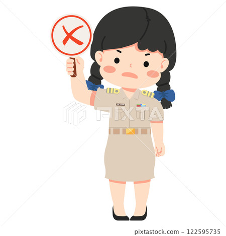 teacher making the wrong decision 122595735