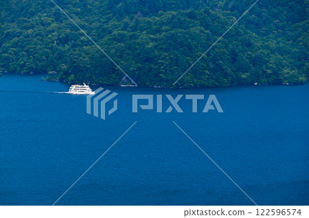 Towada Lake pleasure boat 122596574