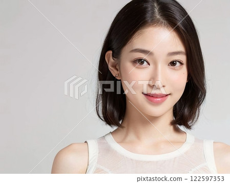 Cute female portrait 122597353