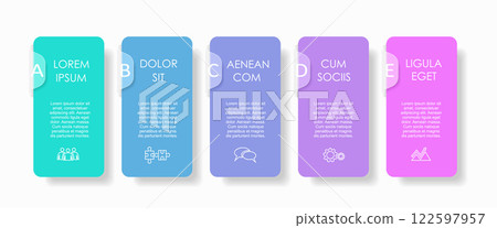 Infographic design template with place for your data. Vector illustration. Infographic design template with place for your data. Vector illustration. 122597957
