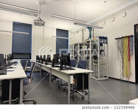 Hardware and Network Engineering Education and Internships concept 122599466