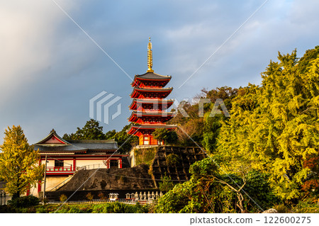 Head temple Honpukuji temple five-story pagoda [Kiyama Town, Miyaki District, Saga Prefecture] 122600275