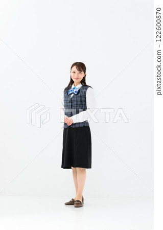 Female uniform business whole body Female uniform business whole body 122600870