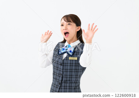 女人制服商務驚訝 122600918