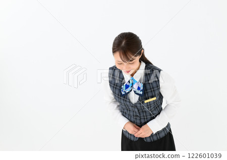 女士制服商務鞠躬 女士制服商務鞠躬 122601039
