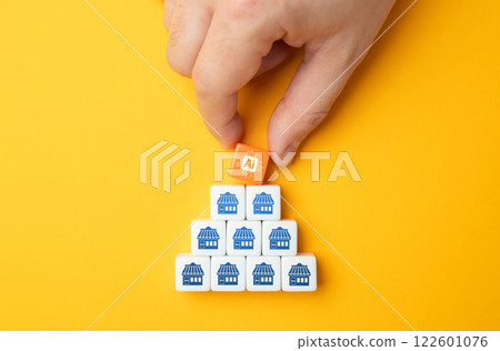 Implementation of artificial intelligence in business. Optimizing efficiency, automation, and decision-making. Smart solutions, machine learning, boost productivity and profitability. 122601076