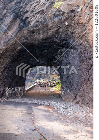 Tunnel in the mountain, Madeira, Portugal 122601608