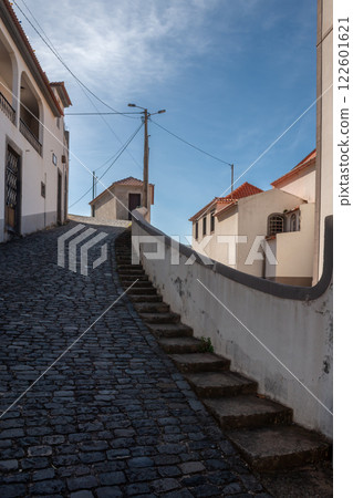 Street up a hill, Porto Moniz, Madeira, Portugal 122601621