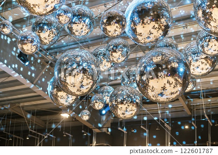 Lots of mirror balls 122601787