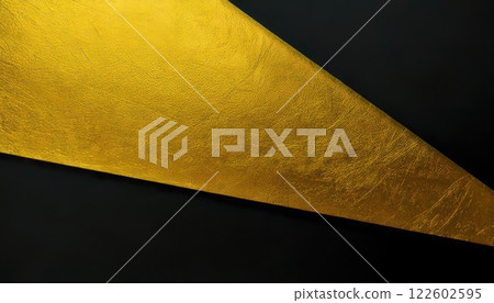 《AI Image》Gold and black background material 122602595