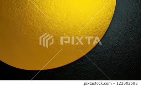 《AI Image》Gold and black background material 122602598