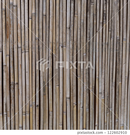 Bamboo textured background with natural wooden patterns and tropical design 122602910