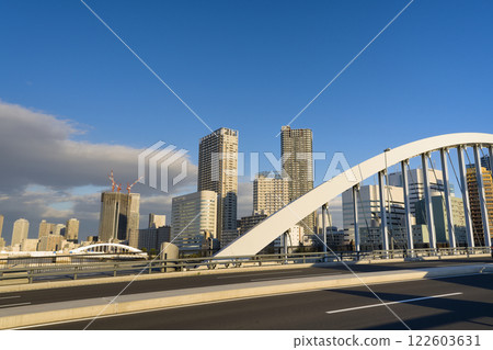 都市景觀東京築地橋 122603631