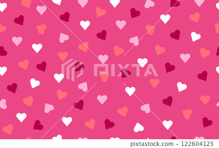 Valentine pattern seamless fabric Valentine day. mini heart pattern on pink background. Designed for background ,wallpaper ,valentine pattern ,wrapping paper ,couple ,fabric ,anniversary ,sweetheart 122604125
