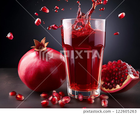 Pomegranate juice 122605263