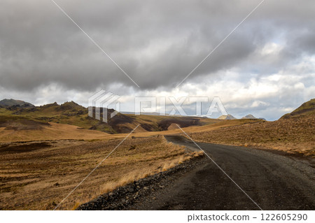 Mountains and landscape in Katla geopark, Iceland Mountains and landscape in Katla geopark, Iceland 122605290