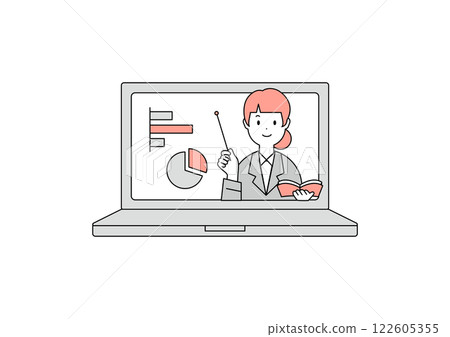 Image illustration of online classes Image illustration of online classes 122605355