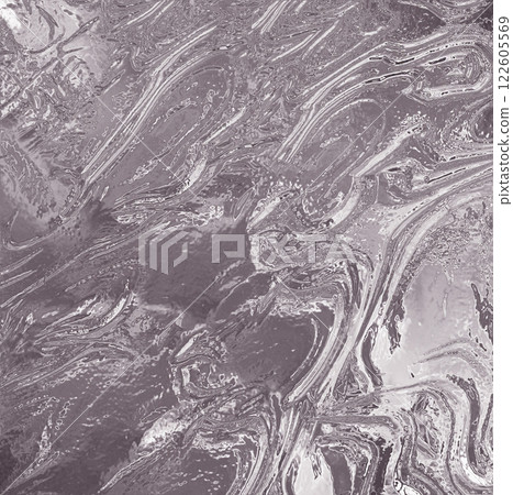 Wavy grey pattern on glossy surface Wavy grey pattern on glossy surface 122605569