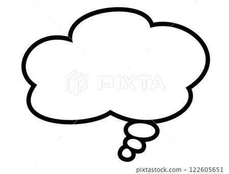 Pop hand drawn speech bubbles. Outline. Pop hand drawn speech bubbles. Outline. 122605651