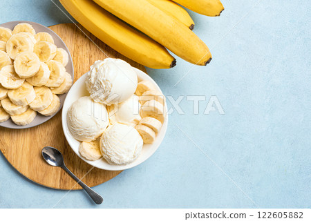 Banana ice cream 122605882