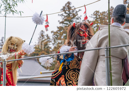 Taga Taisha Shrine's Setsubun Festival, Demon Dance (Inukami District, Shiga Prefecture) 122605972