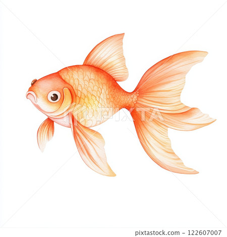 vibrant goldfish illustration symbolizing abundance and prosperity. This colorful aquatic creature showcases intricate scales and flowing fins, perfect for decorative purposes vibrant goldfish illustration symbolizing abundance and prosperity. This colorful aquatic creature showcases intricate scales and flowing fins, perfect for decorative purposes 122607007