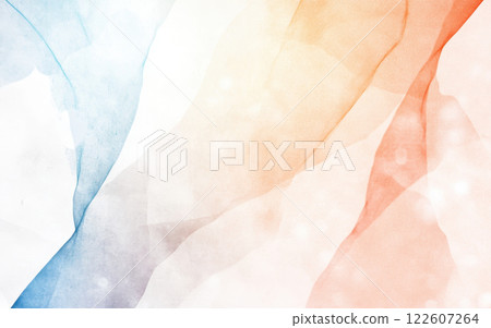Soft gradients blend in dynamic display of blue and orange hues 122607264