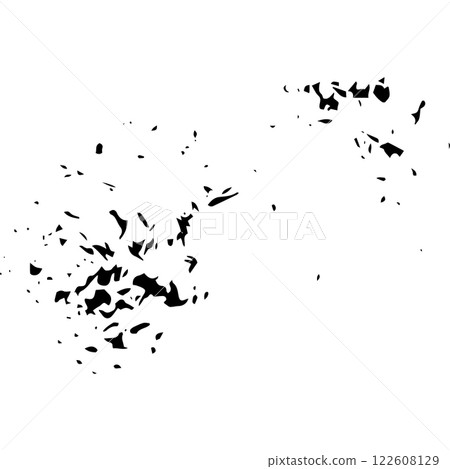Abstract Ink Splatter with Organic Shapes Abstract Ink Splatter with Organic Shapes 122608129