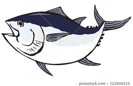 鮪魚，鮪魚，鮪魚插圖 122608525