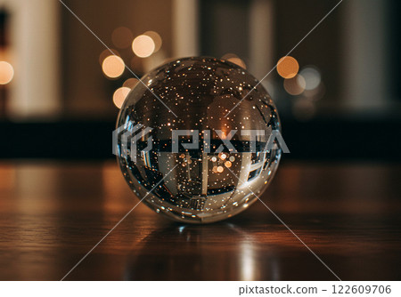 預示人們未來的水晶球 預示人們未來的水晶球 122609706