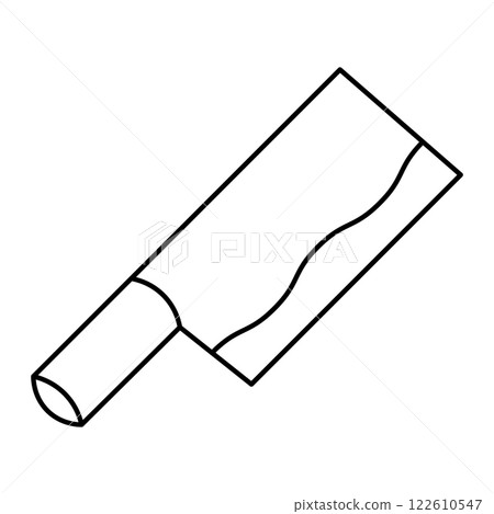 Knife Outline Vector Illustration 122610547
