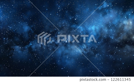 A celestial display of the Northern Lights against a starry night sky 122611345