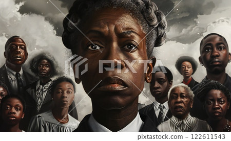 Social media banner template for Black History Month Social media banner template for Black History Month 122611543