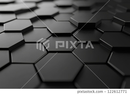 Abstract technology or medical background with hexagons. 122612771