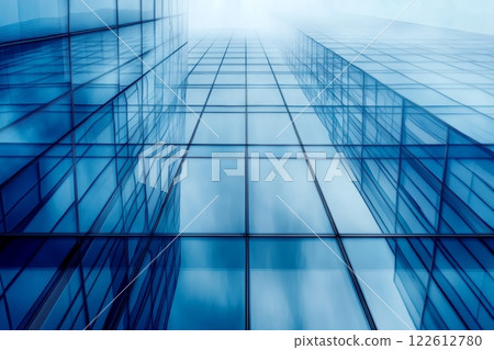 Business background with office buildings. 122612780