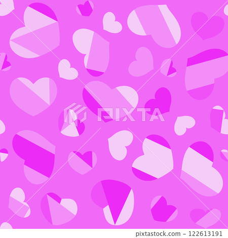 background-free pattern with pink hearts 122613191