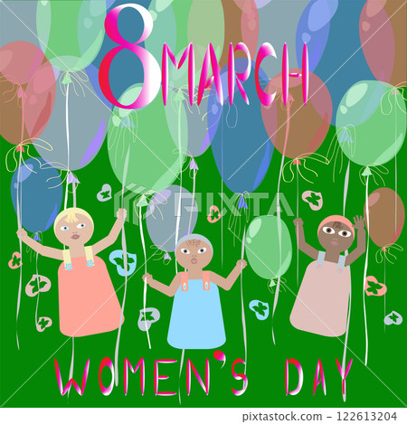 greeting card for the day of March 8 greeting card for the day of March 8 122613204