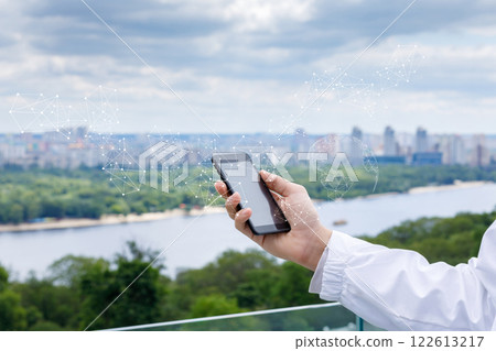 Digital communication and the global network. Digital communication and the global network. 122613217